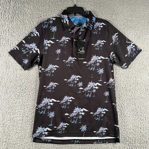 Oahu Golf Apparel OGA Island Shirt Mens S‎ Island PrintPerformance Polo NWT